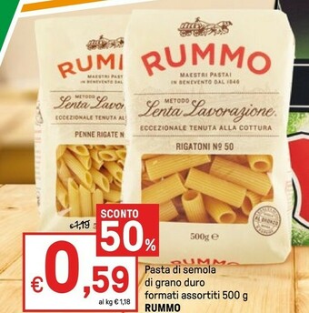 Iper La Grande Rummo Pasta di semola offerta