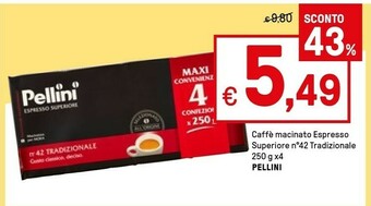 Iper La Grande Pellini Caffè offerta
