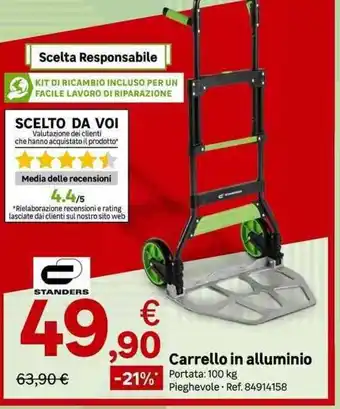 Leroy Merlin Carrello in alluminio offerta