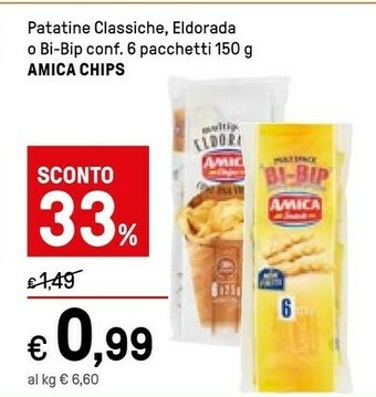 Iper La Grande Amica chips Patatine fritte offerta