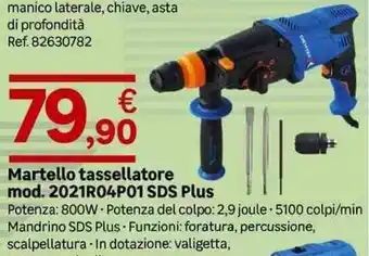 Leroy Merlin Martello tassellatore mod. 2021R04P01 SDS Plus offerta