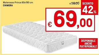 Iper La Grande Chimera Materasso matrimoniale offerta