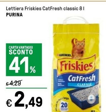 Iper La Grande Friskies Lettiera per gatti offerta