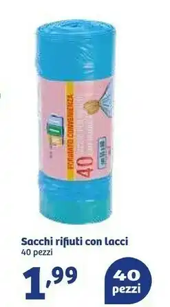 Sacchi Rifiuti Con Lacci