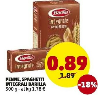 PENNY Barilla Integrale Penne Rigate 500 G(ml) offerta