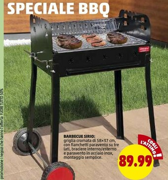 PENNY Sirio Barbecue A Carbonella offerta