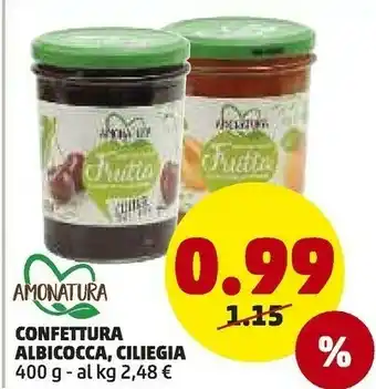 PENNY Amonatura Confettura Albicocca/ Ciliegia offerta