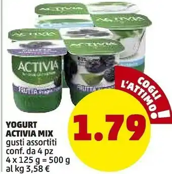 PENNY Danone Activia Mirtillo offerta