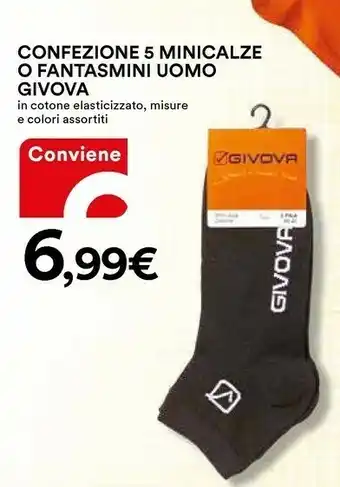 Givova Confezione 5 Minicalze O Fantasmini Uomo