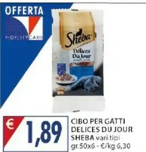 Mercatò Sheba Cibo Per Gatti Delices Du Jour offerta