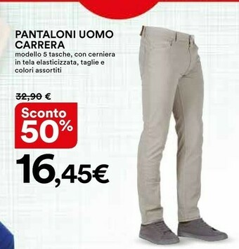 Ipercoop Carrera Pantaloni Uomo offerta