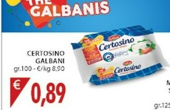 Mercatò Galbani Certosino 100 G(ml) offerta