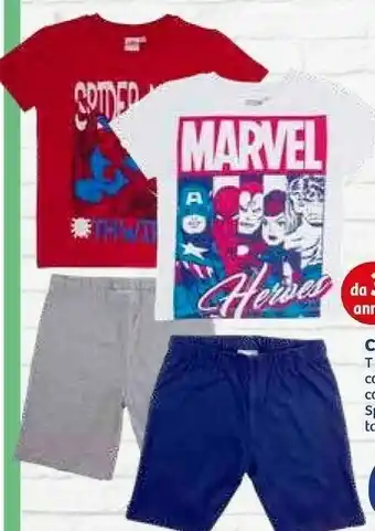 In'S Mercato Completo Bambino T Shirt E Pantaloncino offerta