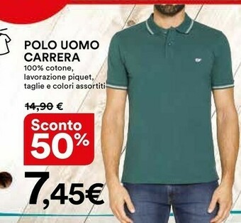 Ipercoop Carrera Polo Uomo offerta