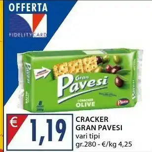 Mercatò Pavesi Gran I Cracker Pomodoro 280 G(ml) offerta