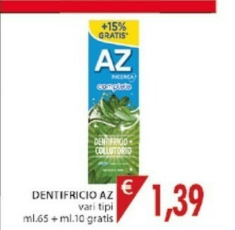 Mercatò Az Dentifricio offerta