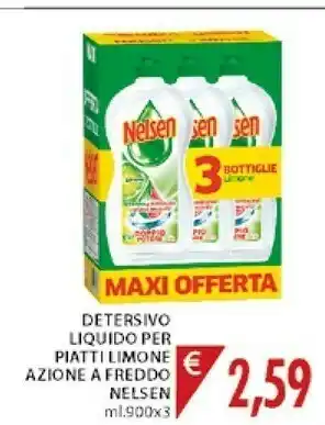 Mercatò Nelsen Detersivo Liquido Per Piatti Limone Azione A Freddo offerta
