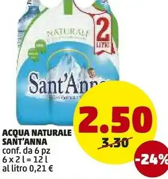 PENNY Sant'Anna - Acqua Minerale Naturale offerta