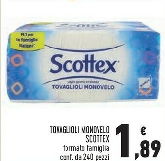 Conad Superstore Scottex Tovaglioli offerta