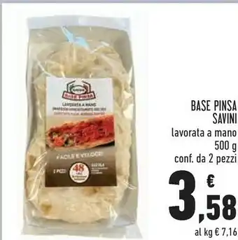 Conad Superstore Savini Pizza surgelata offerta