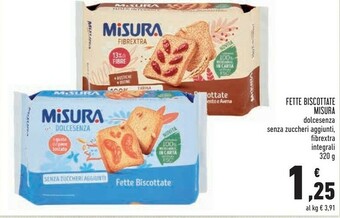 Conad Misura Fette biscottate offerta