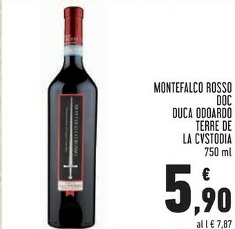 Conad Superstore Terre de la cvstodia Vino rosso offerta