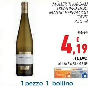 Conad Superstore Muller Thurgau offerta