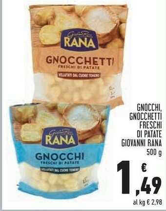 Conad Rana Gnocchi di patate offerta