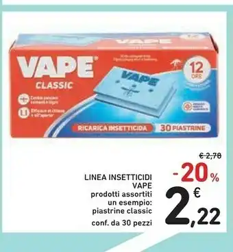 Conad Vape Linea Insetticidi Piastrine Classic offerta