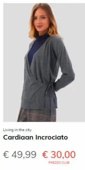 Cardigan incrociato