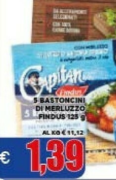 Vivo Supermercati Findus Bastoncini offerta