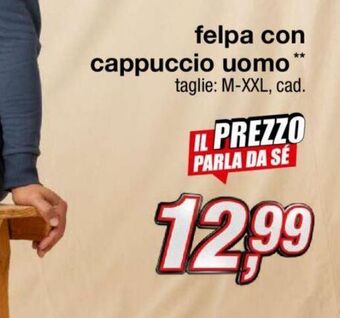 Felpa col cappuccio