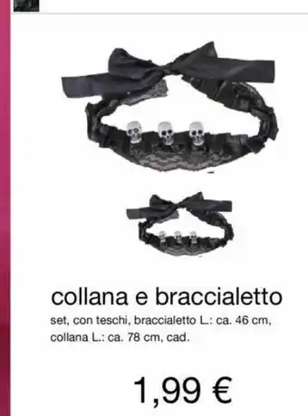 Collana e braccialetto