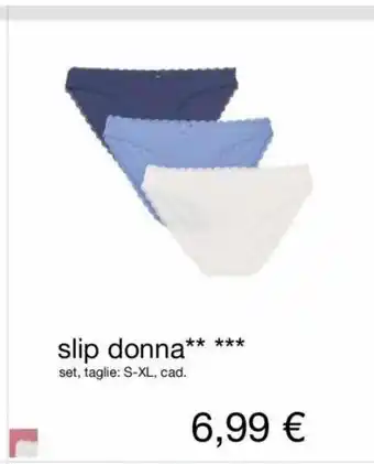 KiK Slip donna offerta