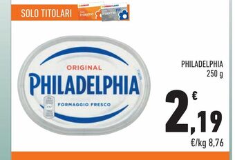 Conad City Philadelphia 250 g offerta