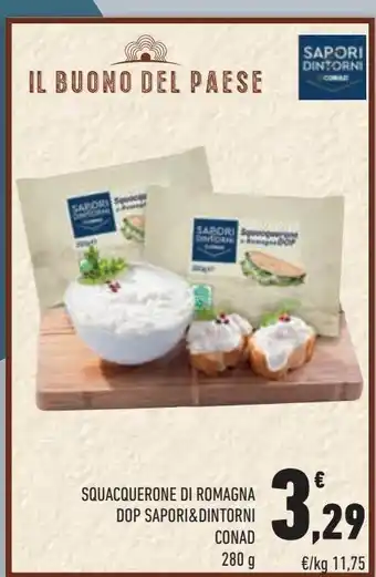 Conad City Squacquerone di romagna sapori & dintorni conad offerta
