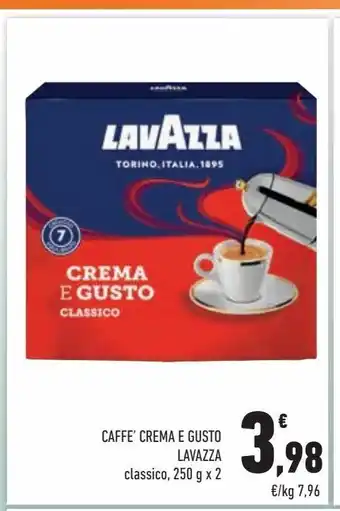Conad City Caffè crema gusto lavazza classico 250 g x2 offerta