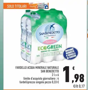 Conad City Ardello acqua minerale naturale san benedetto l x offerta