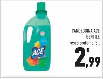 Conad City Candeggina ace gentile fresco profumo 3 l offerta