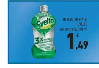 Conad City Detersivo piatti svelto 500 ml offerta