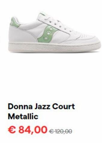 Saucony Donna jazz court metallic offerta