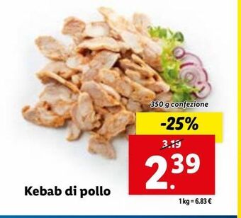 Lidl Kebab di pollo offerta