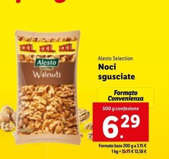 Lidl Noci sgusciate offerta