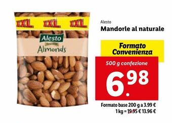 Lidl Mandorle al naturale offerta