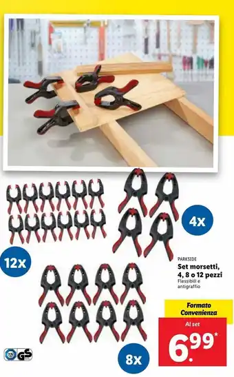 Lidl Set morsetti 4, 8, 12 pezzi offerta
