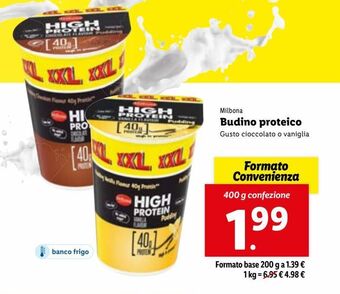 Lidl Budino proteico offerta