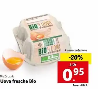 Lidl Uova fresche bio offerta