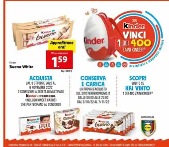 Lidl Bueno white offerta