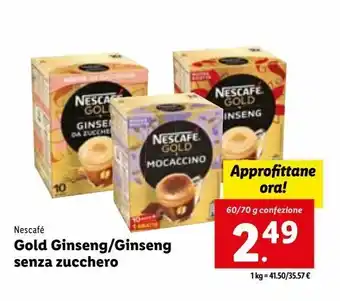 Lidl Gold ginseng / ginseng senza zucchero offerta