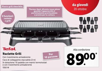 Lidl Raclette grill offerta